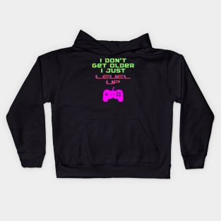 Funny Gamer Gaming Level Up Birthday Kids Hoodie